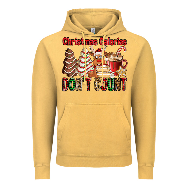 Christmas Calories Don't Count Christmas Tree Cake Vintage Hoodie by Jasminsmagicworld | Teevron