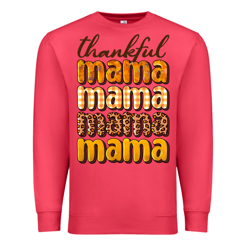 Thankful Mama Premium Sweatshirt by NancyCooperArtShop | Teevron