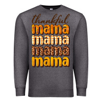 Charcoal Heather Thankful mama Premium Sweatshirt - NancyCooperArtShop
