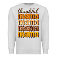 Dove Grey Thankful mama Premium Sweatshirt - NancyCooperArtShop