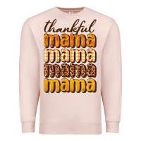 Pale Pink Thankful mama Premium Sweatshirt - NancyCooperArtShop
