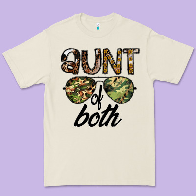 Aunt Of Both Premium Tee Designed By Cowhidedigitalart