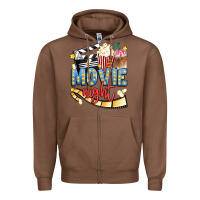 Chestnut movie night Zipper Hoodie - Artiststas