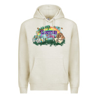 Oatmeal Heather Happy Easter Day rainbow Premium Hoodie - HowdyJamesFarm