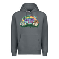 Rock Happy Easter Day rainbow Premium Hoodie - HowdyJamesFarm