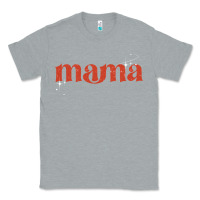 Heather Grey mama stronger than the storm Classic Tee - JahusDesignShop