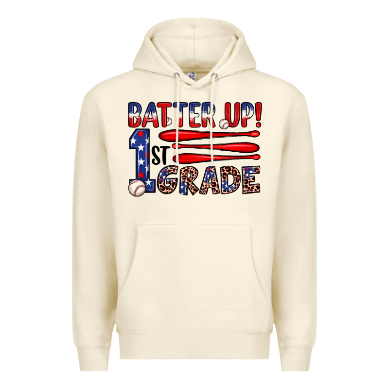Batter Up 1st Grade Premium Hoodie by JahusDesignShop | Teevron