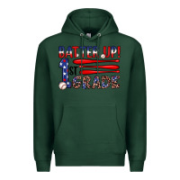 Sports Green batter up 1st grade Premium Hoodie - JahusDesignShop