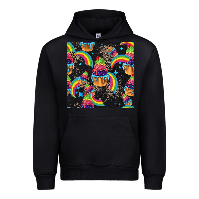 Pride Cupcake Seamless Pattern Urban Hoodie by FaDigitalArtStudio | Teevron