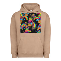 Pigment Burro pride cupcake seamless pattern Urban Hoodie - FaDigitalArtStudio