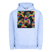 Pigment Grape Ice pride cupcake seamless pattern Urban Hoodie - FaDigitalArtStudio