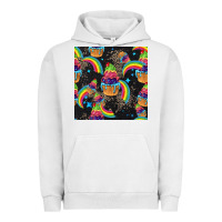 Pigment Lunar Rock pride cupcake seamless pattern Urban Hoodie - FaDigitalArtStudio