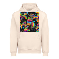 Sandshell pride cupcake seamless pattern Urban Hoodie - FaDigitalArtStudio