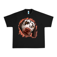 Black dalmatians peach glitter background Urban Heavy Tee - Jasminsmagicworld