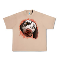 Burro dalmatians peach glitter background Urban Heavy Tee - Jasminsmagicworld