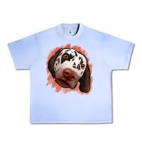 Grape Ice dalmatians peach glitter background Urban Heavy Tee - Jasminsmagicworld