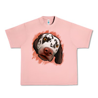 Salmon dalmatians peach glitter background Urban Heavy Tee - Jasminsmagicworld