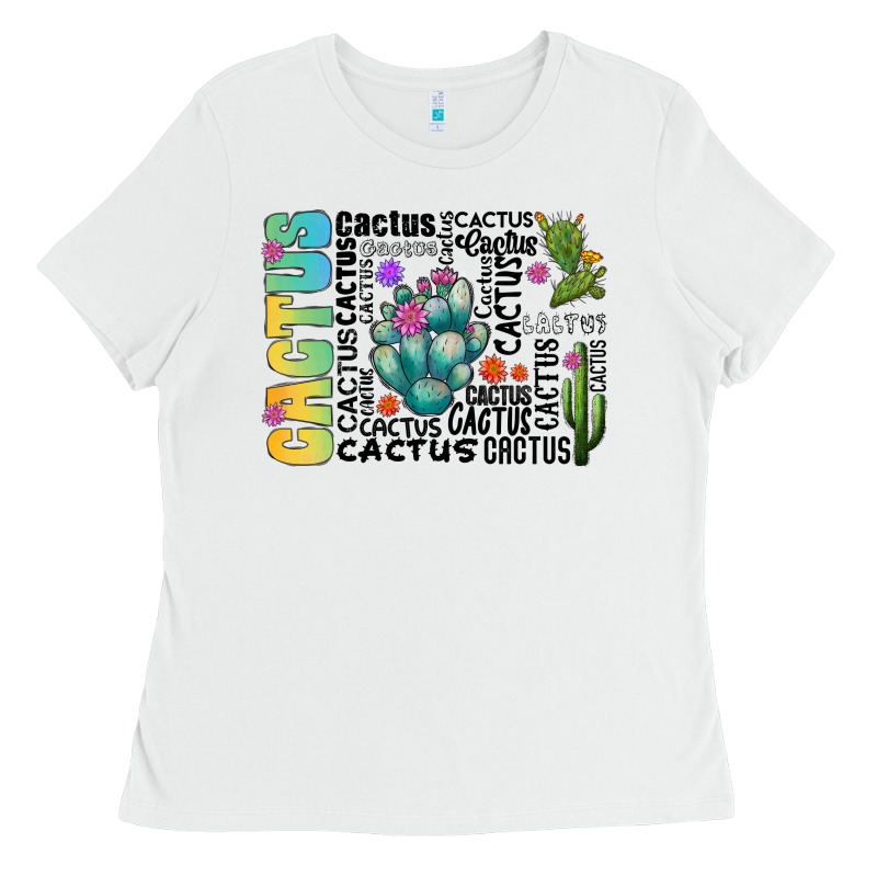 Cactus Ladies Tee by CowhideDigitalArt | Teevron