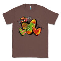 Chestnut juneteenth hearts Classic Tee - MaliasSmallBusiness