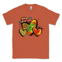 Copper juneteenth hearts Classic Tee - MaliasSmallBusiness