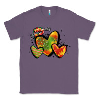 Lavender juneteenth hearts Classic Tee - MaliasSmallBusiness