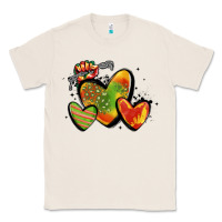 Natural juneteenth hearts Classic Tee - MaliasSmallBusiness
