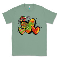 Sage juneteenth hearts Classic Tee - MaliasSmallBusiness