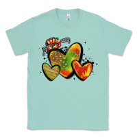 Seafoam juneteenth hearts Classic Tee - MaliasSmallBusiness
