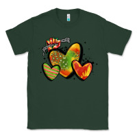 Sports Green juneteenth hearts Classic Tee - MaliasSmallBusiness