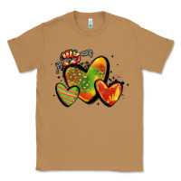 Toasted Coconut juneteenth hearts Classic Tee - MaliasSmallBusiness