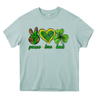 Arona peace love luck st. patricks day nePeace love luck Heavy Core Tee - Neo Western