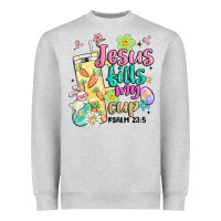 Easter Jesus Fills My Cup Heavyweight Sweatshirt | Teevron