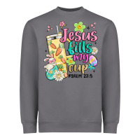 Storm easter jesus fills my cup Heavyweight Sweatshirt - MaliasSmallBusiness
