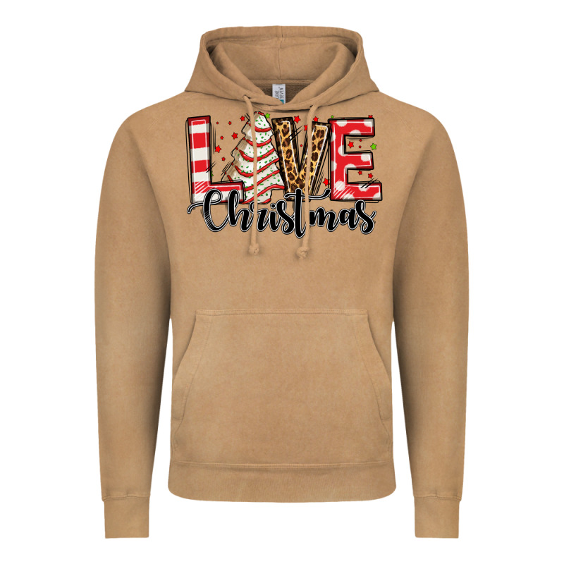 Love Christmas Tree Cake Vintage Hoodie by Jasminsmagicworld | Teevron
