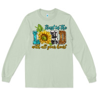 Matcha trust in the lord with all your heart Long Sleeve Tee - NancyCooperArtShop