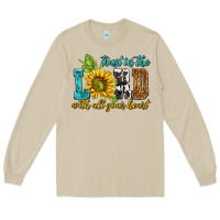 Mushroom trust in the lord with all your heart Long Sleeve Tee - NancyCooperArtShop