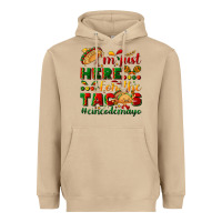 Mushroom I'm just here for the tacos #cincodemayo Heavyweight Hoodie - NancyCooperArtShop