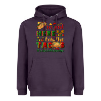 Plum I'm just here for the tacos #cincodemayo Heavyweight Hoodie - NancyCooperArtShop