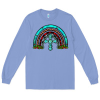 Colony Blue cross christmas rainbow Long Sleeve Tee - JahusDesignShop