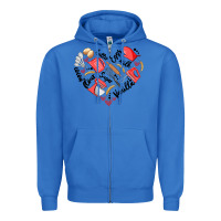 True Royal bake tools heart Zipper Hoodie - Artiststas