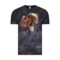 Cloud Black Bourbon Red Turkey Vintage Tee - LillyAllenDesigns