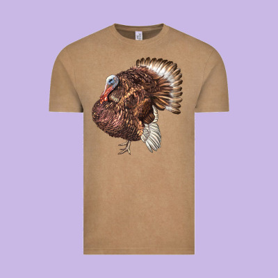 Bourbon Red Turkey Vintage Tee Designed By Lillyallendesigns