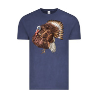 Vintage Denim Bourbon Red Turkey Vintage Tee - LillyAllenDesigns