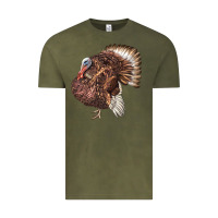 Vintage Olive Bourbon Red Turkey Vintage Tee - LillyAllenDesigns