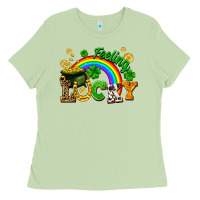 Matcha feeling lucky Ladies Tee - FaDigitalArtStudio