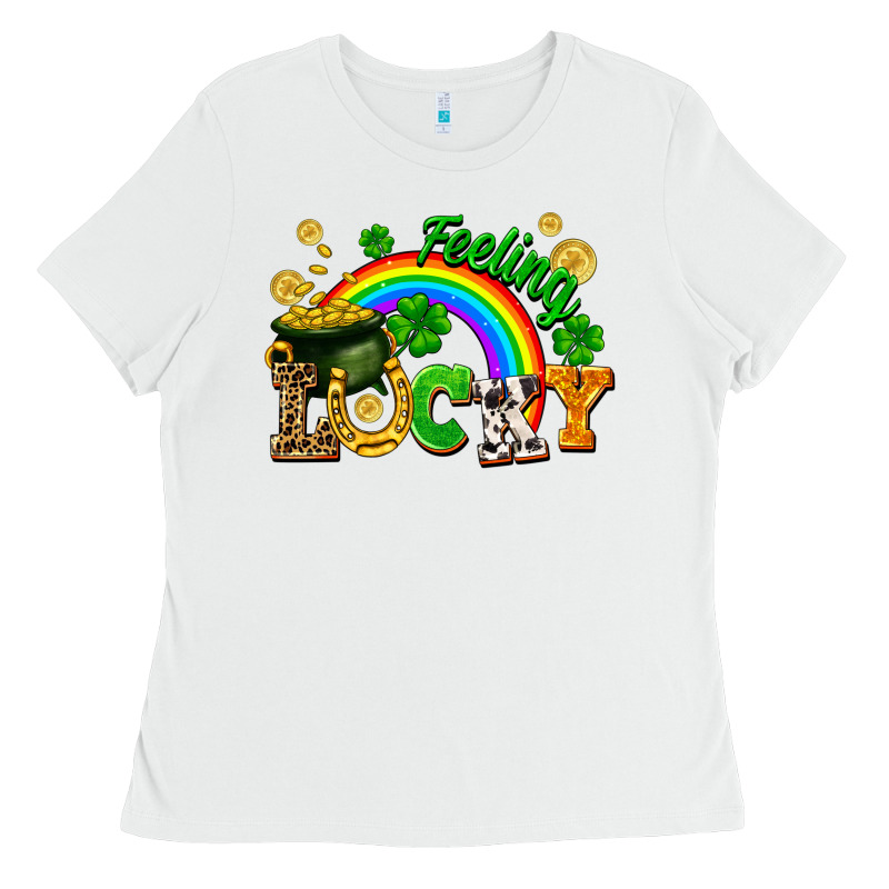Feeling Lucky Ladies Tee by FaDigitalArtStudio | Teevron