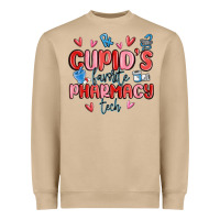Mushroom cupid's favorite pharmacy tech Heavyweight Sweatshirt - MaliasSmallBusiness