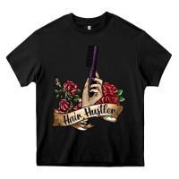 Black hair hustler 4 Heavy Core Tee - SublimationCraftShop