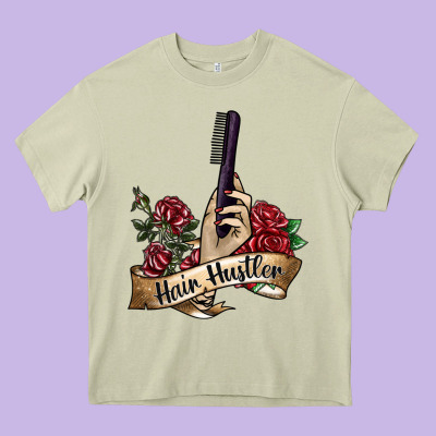Hair Hustler 4 Heavy Core Tee Designed By Sublimationcraftshop