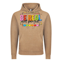 Vintage Coffee be real not perfect Vintage Hoodie - NancyCooperArtShop